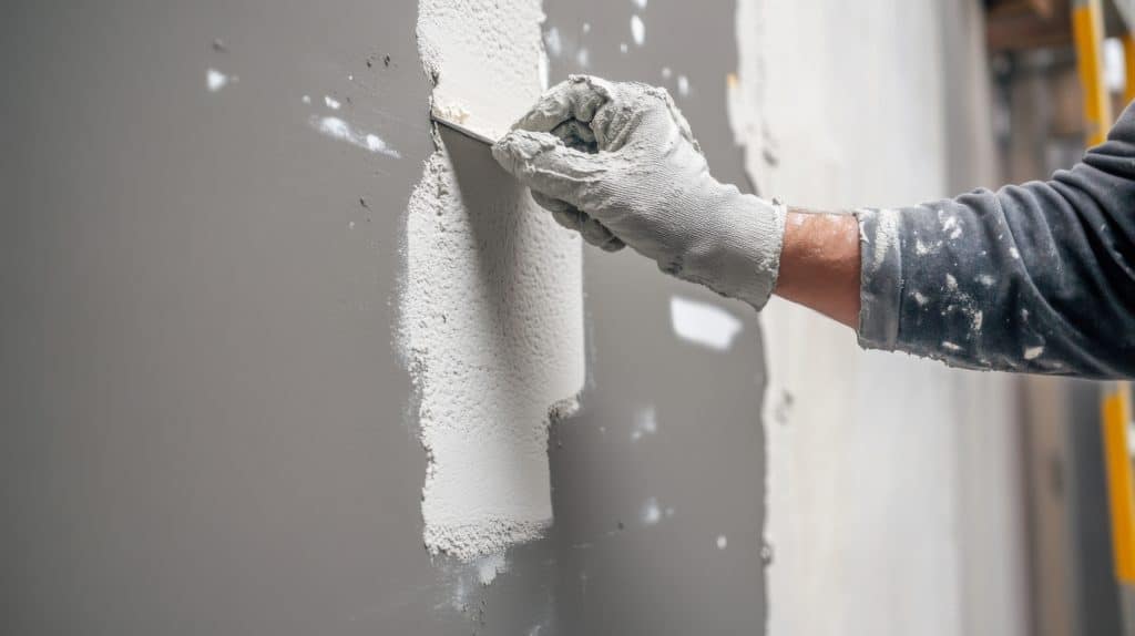 Professional Cape Town painter inspecting a wall before preparing a painting quote